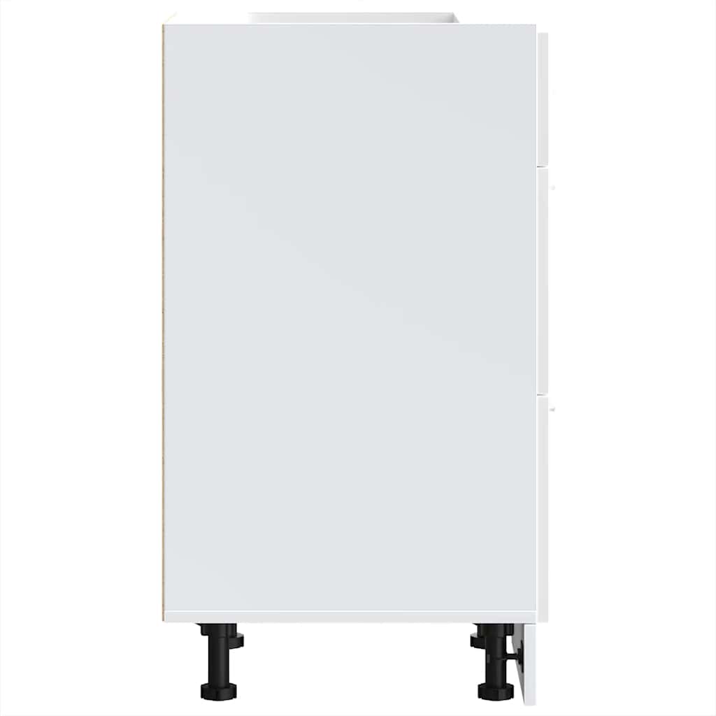 Underskab Hvid 40x46x81,5 cm Træ Materiale