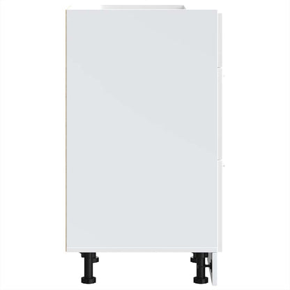Underskab Hvid 40x46x81,5 cm Træ Materiale