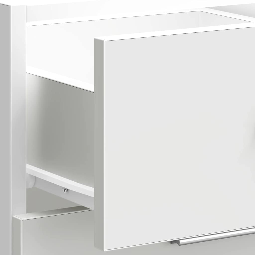 Underskab Hvid 40x46x81,5 cm Træ Materiale