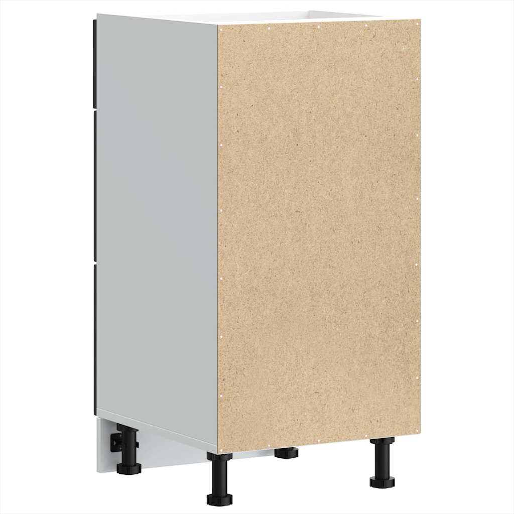 Underskab Sort 40x46x81,5 cm Træ Materiale