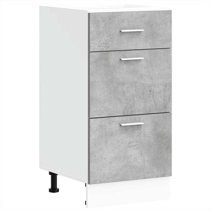 Underskab betongrå 40x46x81,5 cm træmateriale