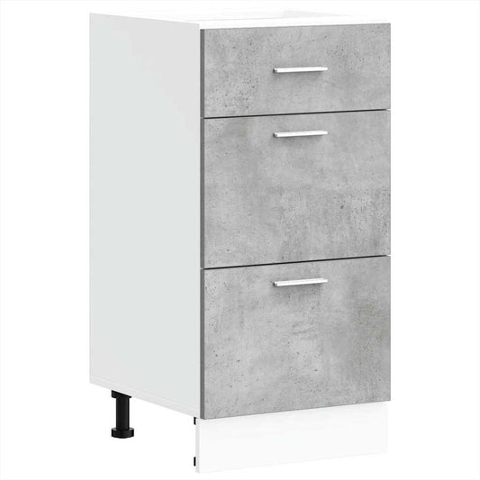 Underskab betongrå 40x46x81,5 cm træmateriale