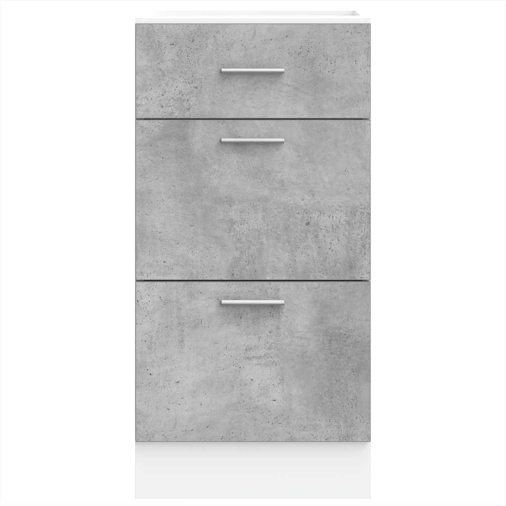 Underskab betongrå 40x46x81,5 cm træmateriale
