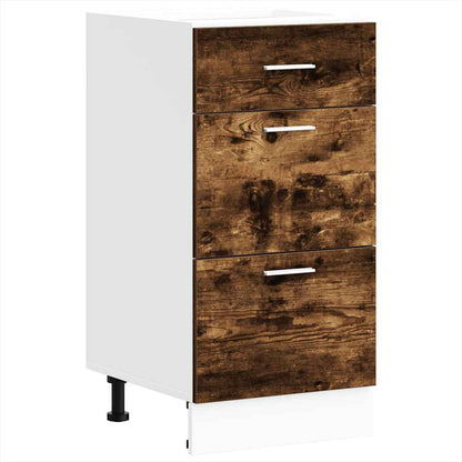 Underskab røget eg 40x46x81,5 cm træmateriale