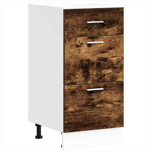 Underskab røget eg 40x46x81,5 cm træmateriale
