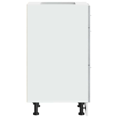 Unterschrank Lyon Grau Sonoma 40x46x81,5 cm Holzwerkstoff