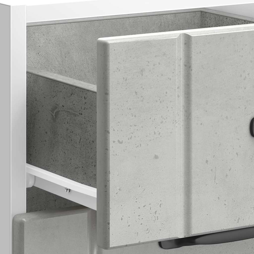 Køkkenunderskab Lucca betongrå træmateriale