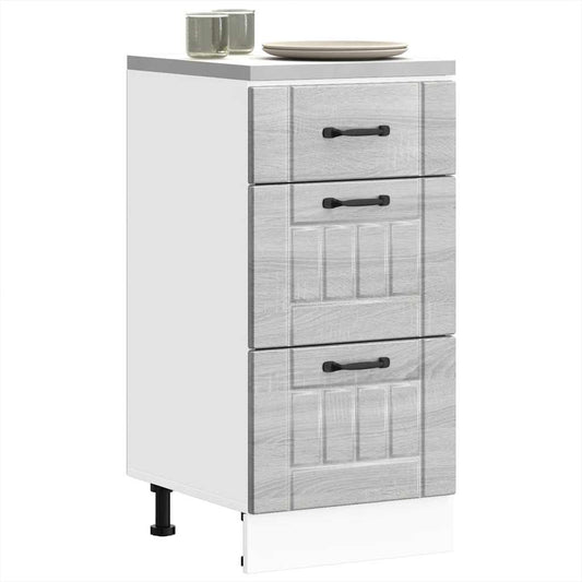 Køkkenunderskab Lucca Grey Sonoma træmateriale