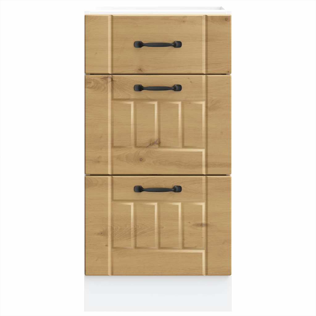 Küchen-Unterschrank Lucca Artisan-Eiche Holzwerkstoff