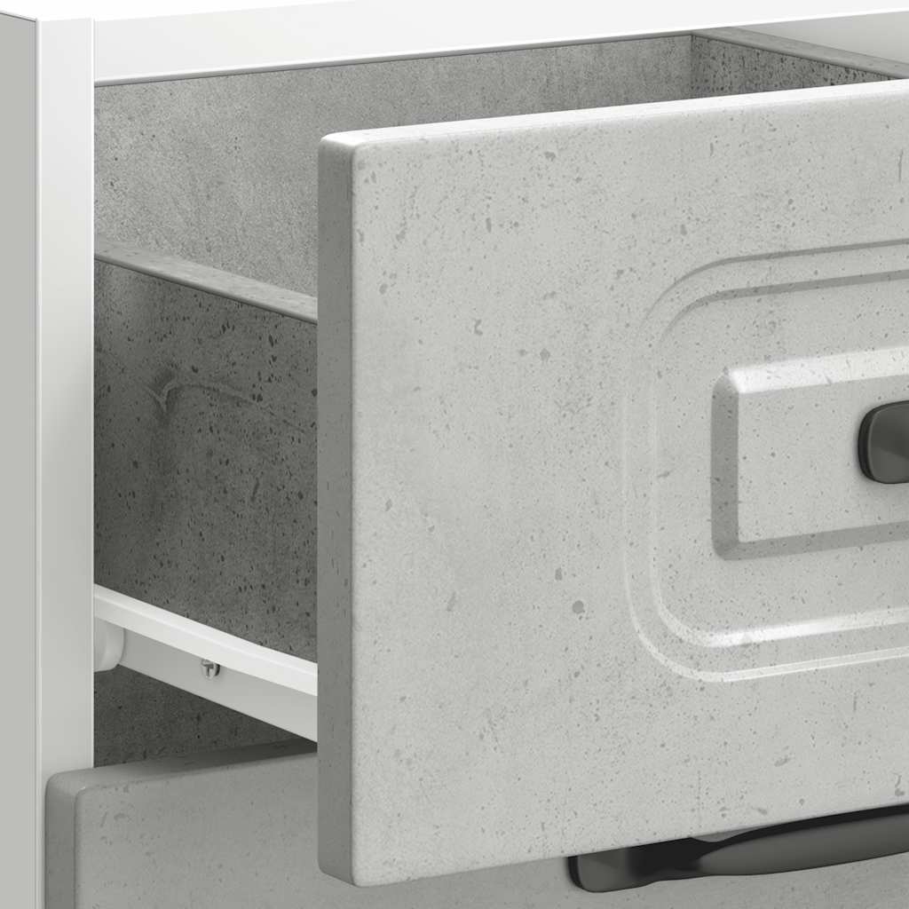 Køkkenunderskab Kalmar betongrå træmateriale