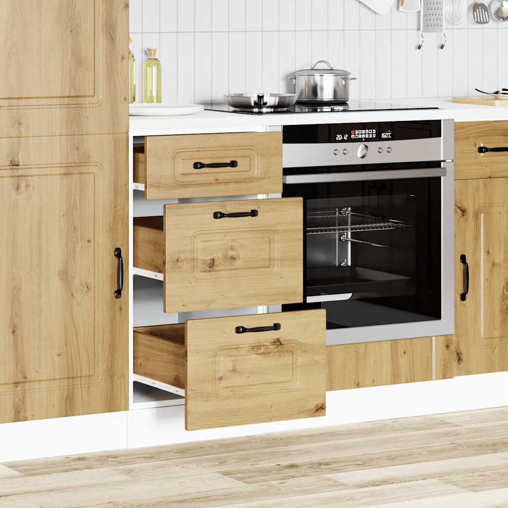 Køkkenunderskab Kalmar Artisan egetræ materiale