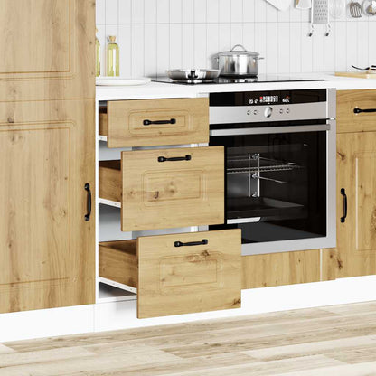 Køkkenunderskab Kalmar Artisan egetræ materiale