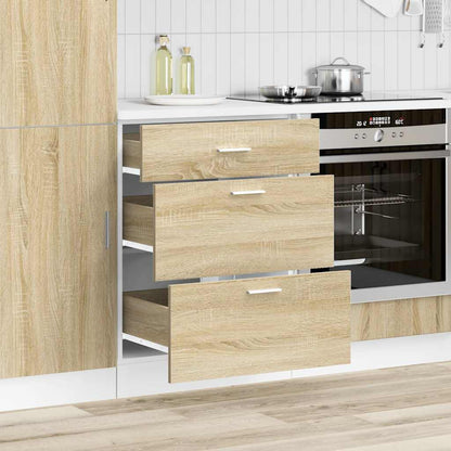 Küchenunterschrank Lyon Sonoma-Eiche Holzwerkstoff