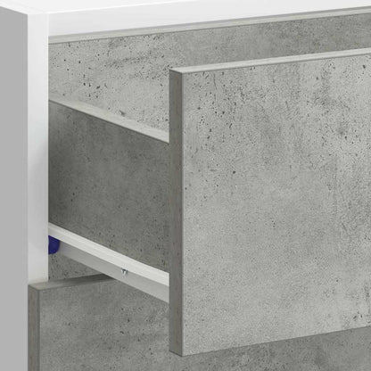 Küchenunterschrank Lyon Betongrau Holzwerkstoff
