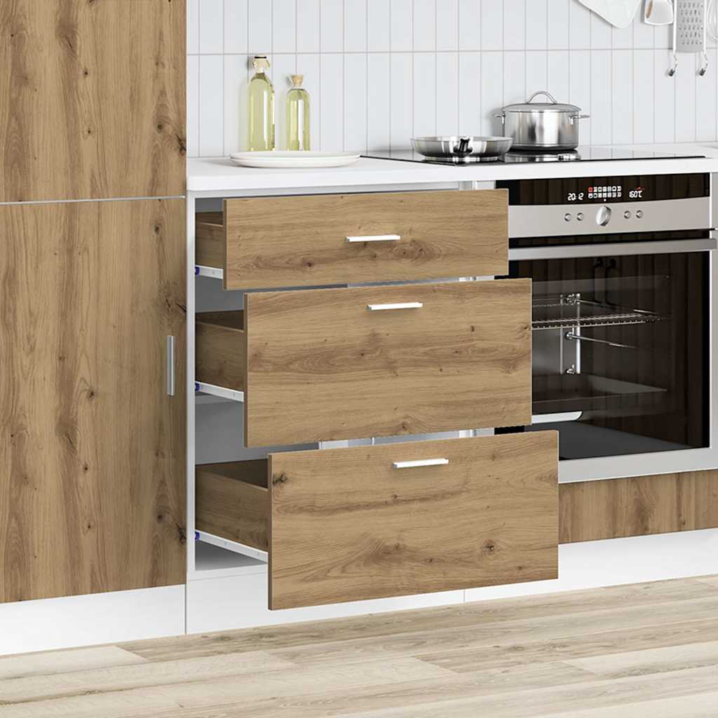 Küchenunterschrank Artisan-Eiche Holzwerkstoff