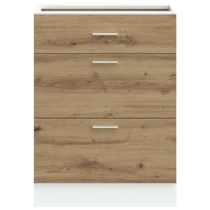 Küchenunterschrank Artisan-Eiche Holzwerkstoff