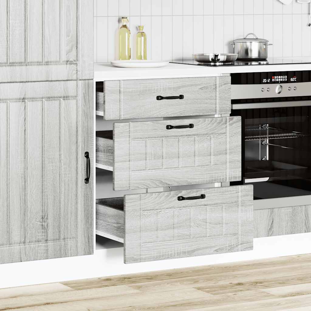 Køkkenunderskab Lucca Grey Sonoma træmateriale