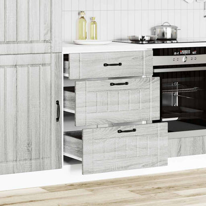 Køkkenunderskab Lucca Grey Sonoma træmateriale