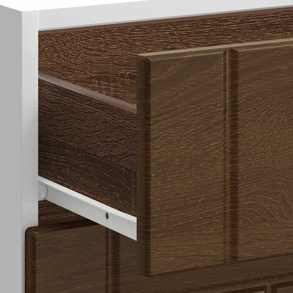 Køkkenunderskab Lucca brun eg-look træmateriale