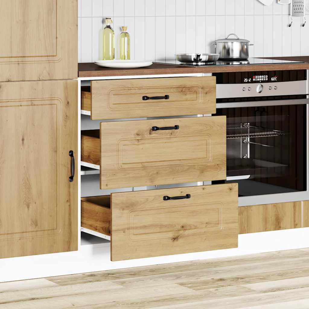 Køkkenunderskab Kalmar Artisan egetræ materiale