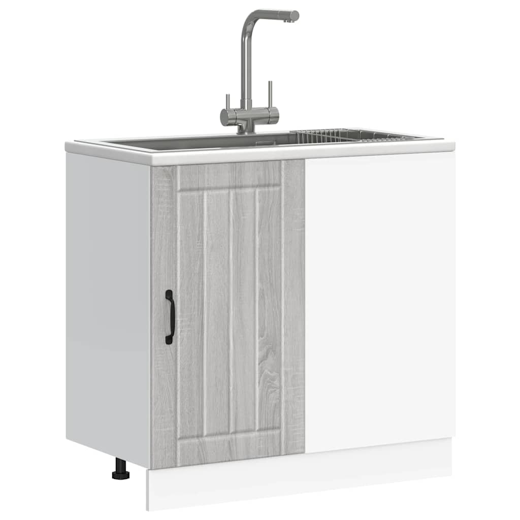 Vask underskab Lucca Grey Sonoma træmateriale