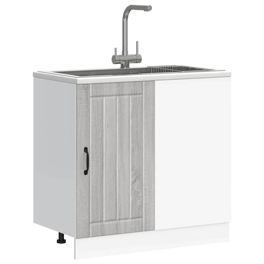 Vask underskab Lucca Grey Sonoma træmateriale