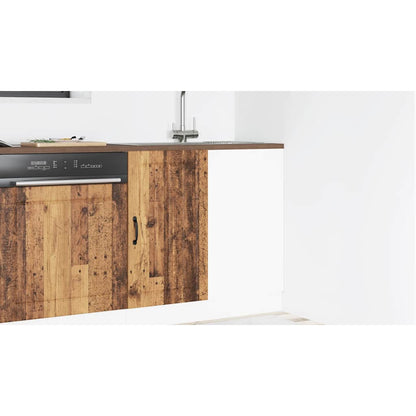 Vask underskab Lucca gammelt træ look træmateriale