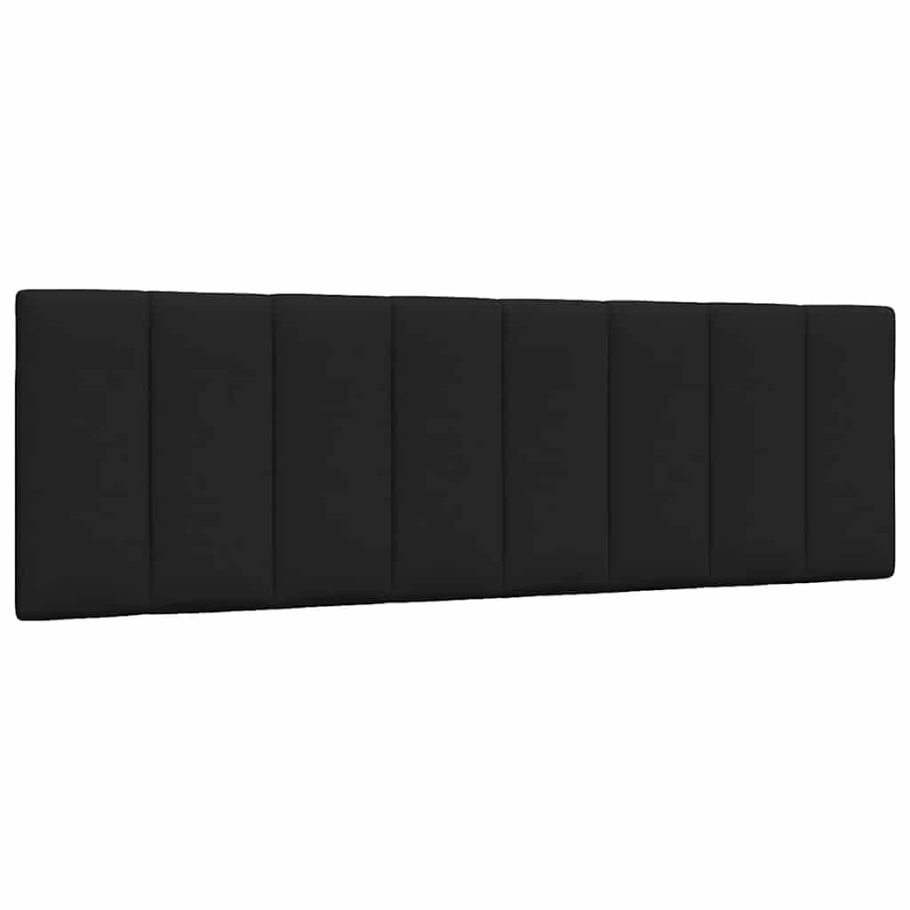 Bett mit Matratze "Hanko" Schwarz 160x200 cm Stoff