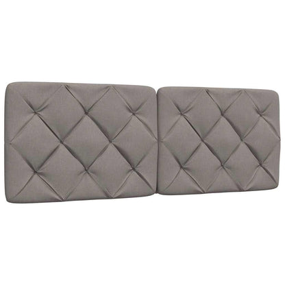 Bettgestell ohne Matratze Taupe 140x200 cm Stoff