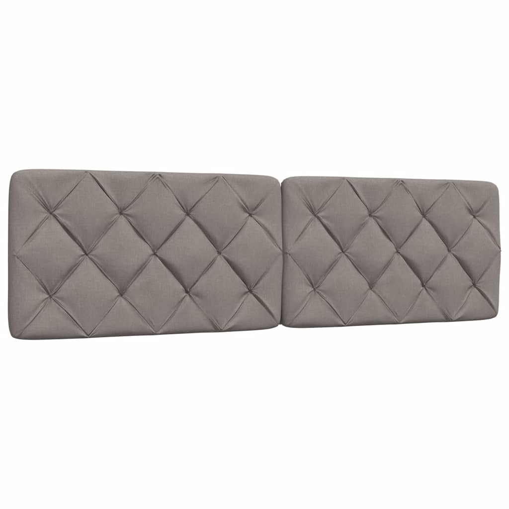 Bettgestell ohne Matratze Taupe 180x200 cm Stoff