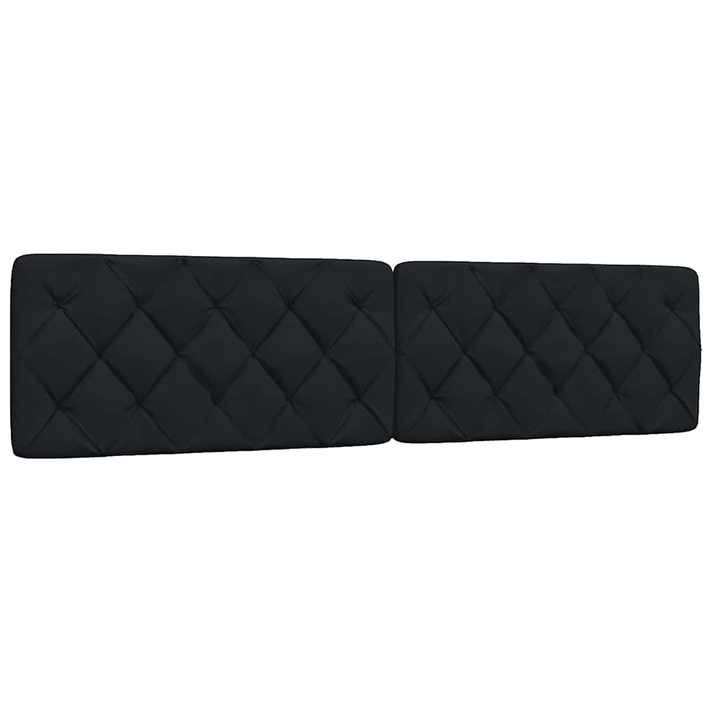 Bettgestell ohne Matratze Schwarz 200x200 cm Stoff