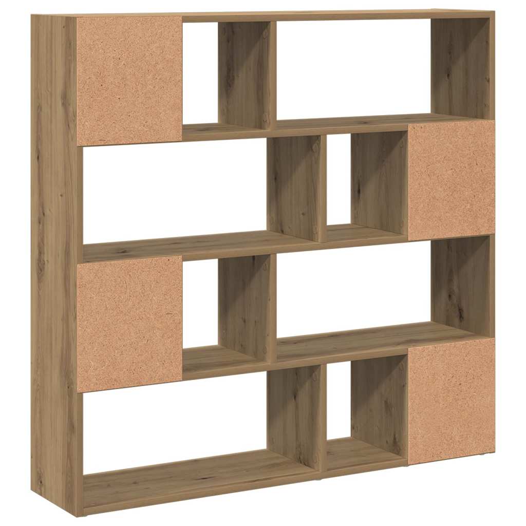 Bücherregal/Raumteiler Artisan-Eiche 105x24x102 cm