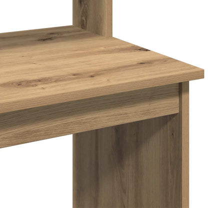 Schreibtisch mit Regal Artisan-Eiche 102x45x148cm Holzwerkstoff