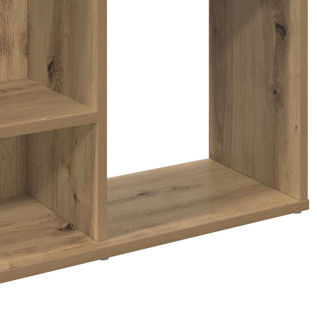 Raumteiler/Bücherregal Artisan-Eiche 100x24x140cm Holzwerkstoff