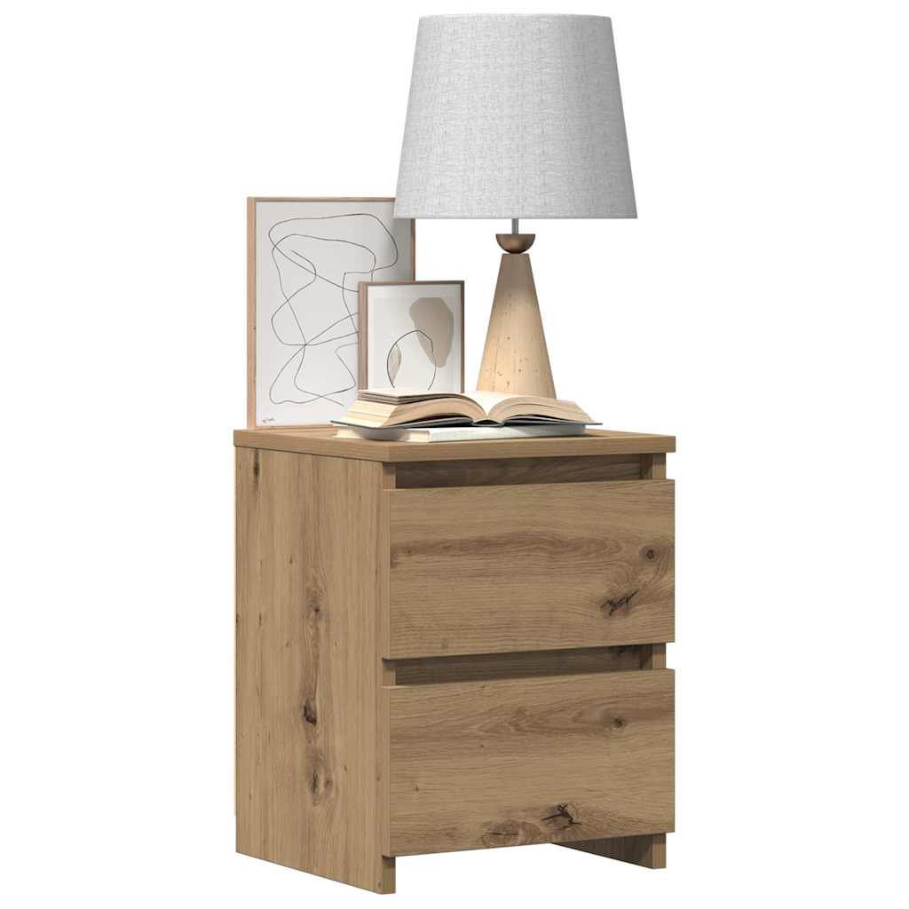 Nachttisch Artisan-Eiche 30x30x40 cm Holzwerkstoff