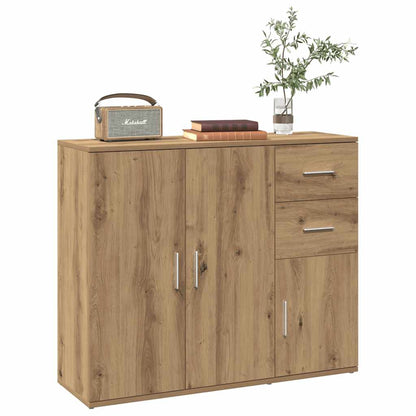 Sideboard Artisan-Eiche 91x29,5x75 cm Holzwerkstoff
