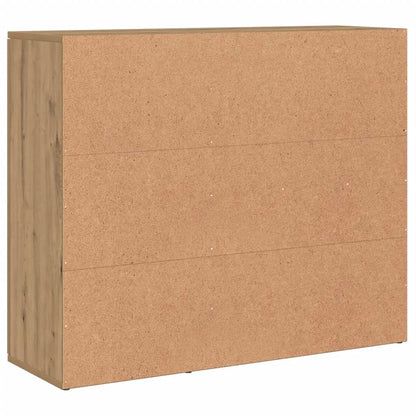 Sideboard Artisan-Eiche 91x29,5x75 cm Holzwerkstoff