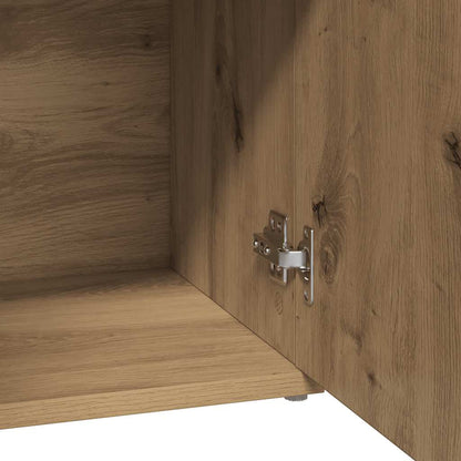 Sideboard Artisan-Eiche 91x29,5x75 cm Holzwerkstoff