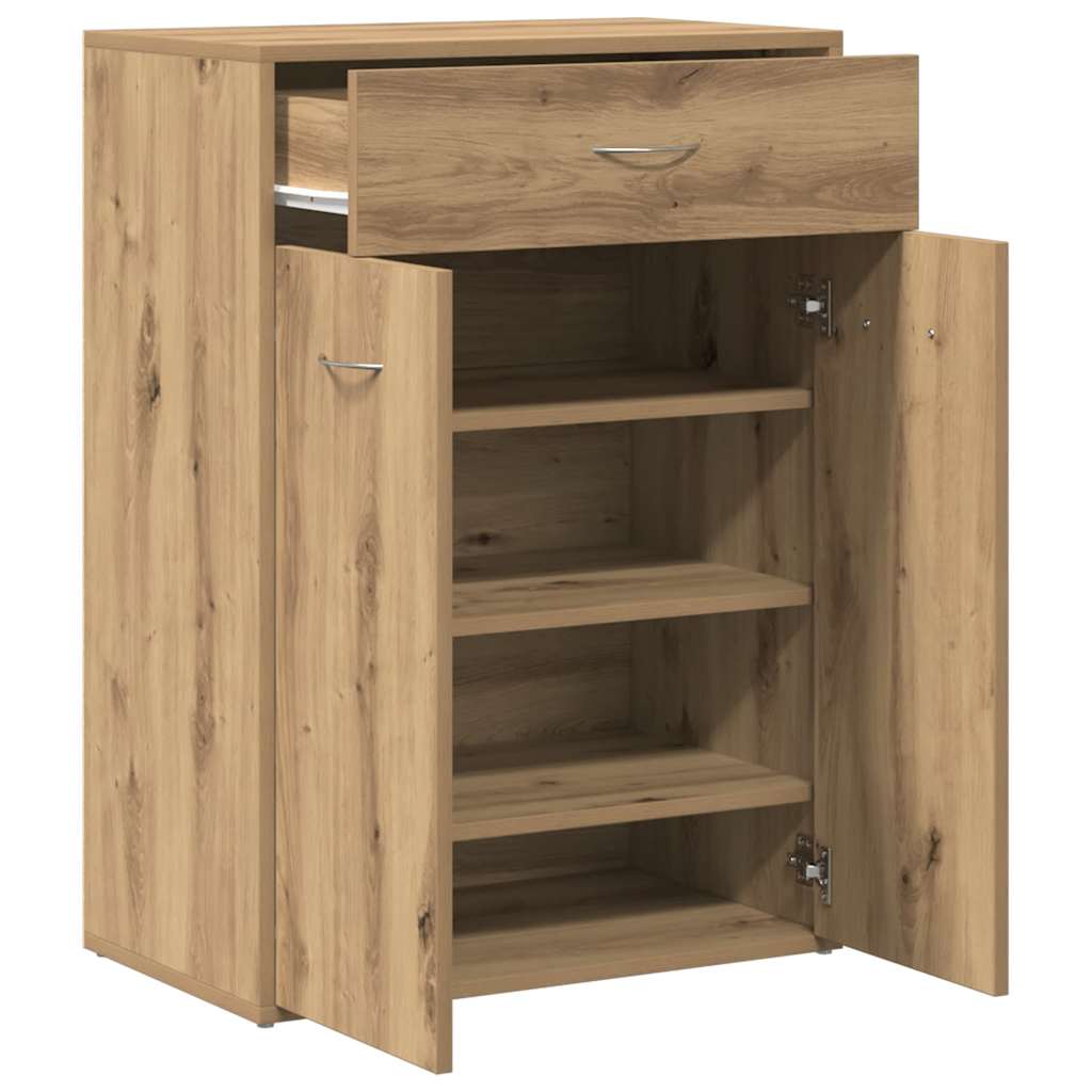 Schuhschrank Artisan-Eiche 60x35x84 cm Holzwerkstoff
