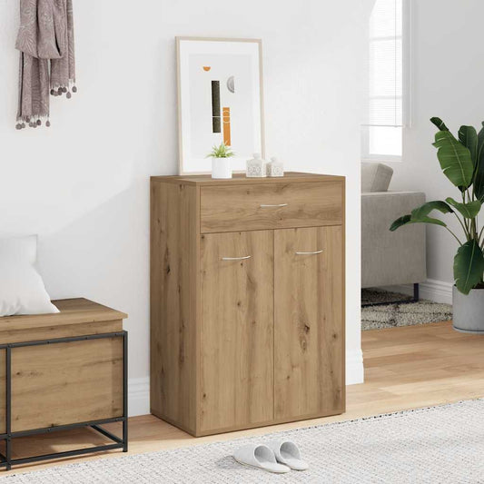 Schuhschrank Artisan-Eiche 60x35x84 cm Holzwerkstoff