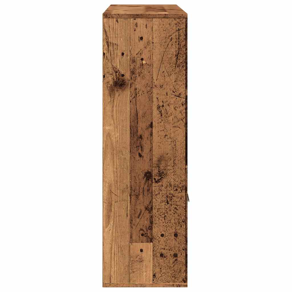 Bücherschrank Altholz-Optik 98x29x97,5 cm Holzwerkstoff