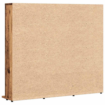 CD-hylde gammelt trælook 100x23x89,5 cm træmateriale