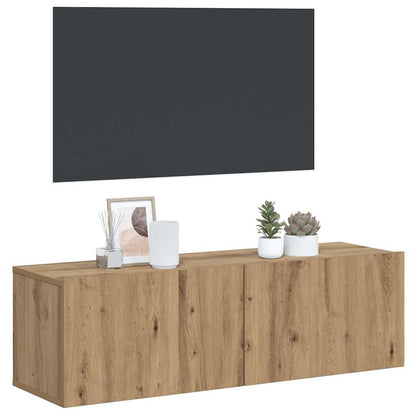 TV-Wandschrank Artisan-Eiche 100x30x30 cm Holzwerkstoff