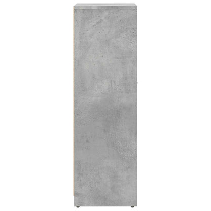 Badeværelsesskab Beton Grå 30x30x95 cm Træ Materiale