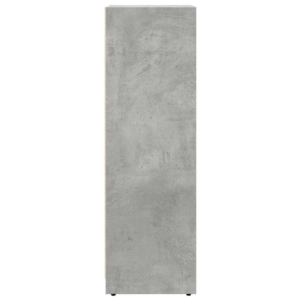 Badeværelsesskab Beton Grå 30x30x95 cm Træ Materiale