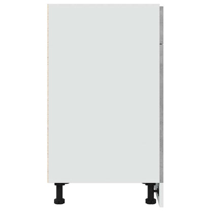 Schubunterschrank Lyon Betongrau 40x46x81,5 cm Holzwerkstoff