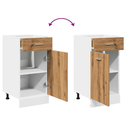 Skuffe underskab Artisan eg 40x46x81,5 cm træmateriale