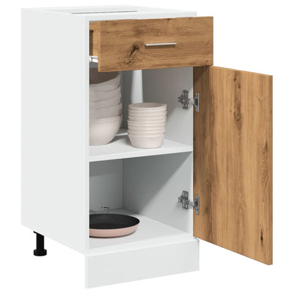 Skuffe underskab Artisan eg 40x46x81,5 cm træmateriale