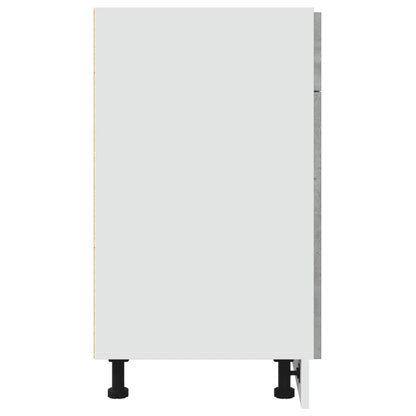 Schubunterschrank Lyon Betongrau 80x46x81,5 cm Holzwerkstoff