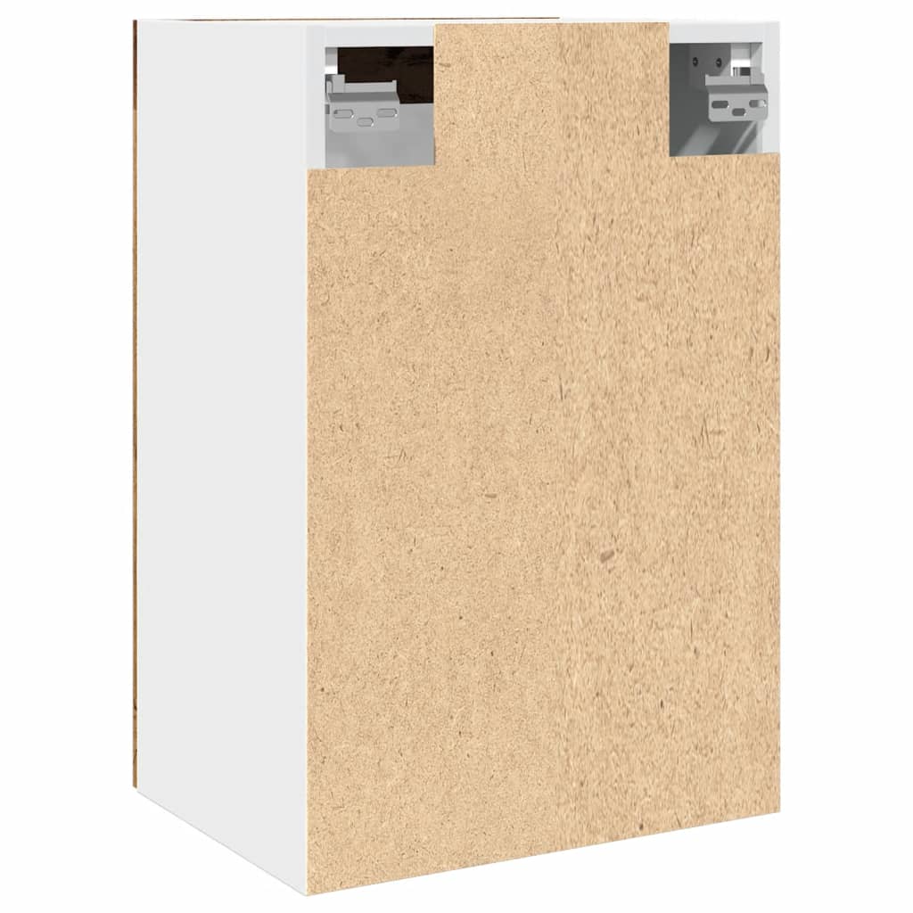 Hängeschrank Lyon Glas Altholz-Optik 40x31x60 cm Holzwerkstoff